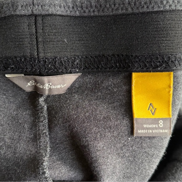 •Eddie Bauer• Charcoal Gray Travex Nordic Slim Pants - Size 8 - Picture 2 of 6